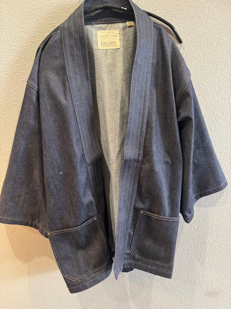FULLCOUNTフルカウント デニム法被（はっぴ）ジャケット 38 - メルカリ