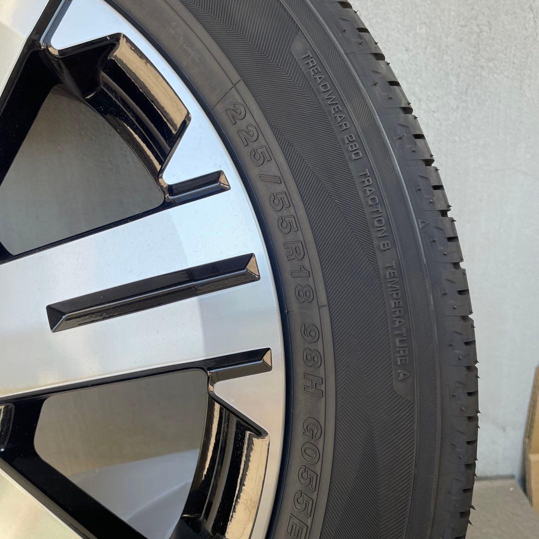 梱包たのめる便送料込み デリカD5 純正タイヤホイールセット 4本