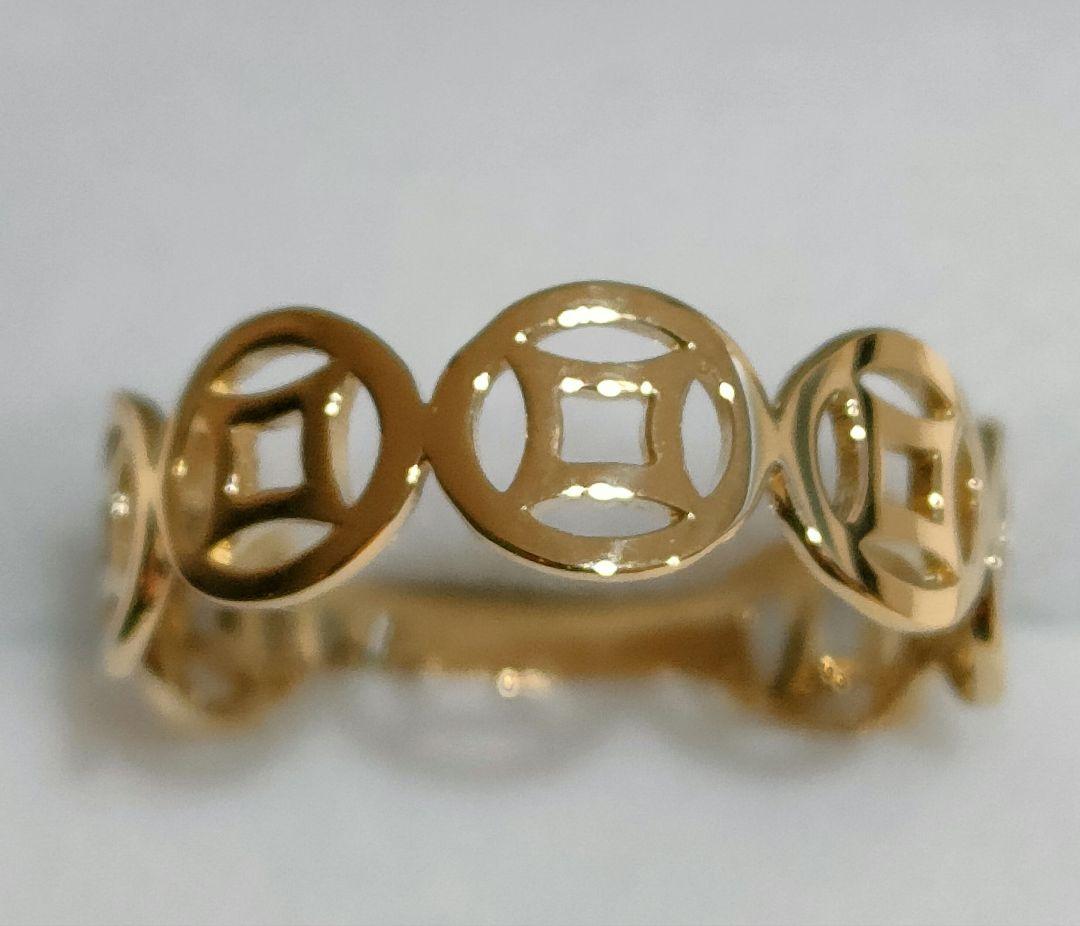 K18 マネーキャッチャーリング - メルカリ