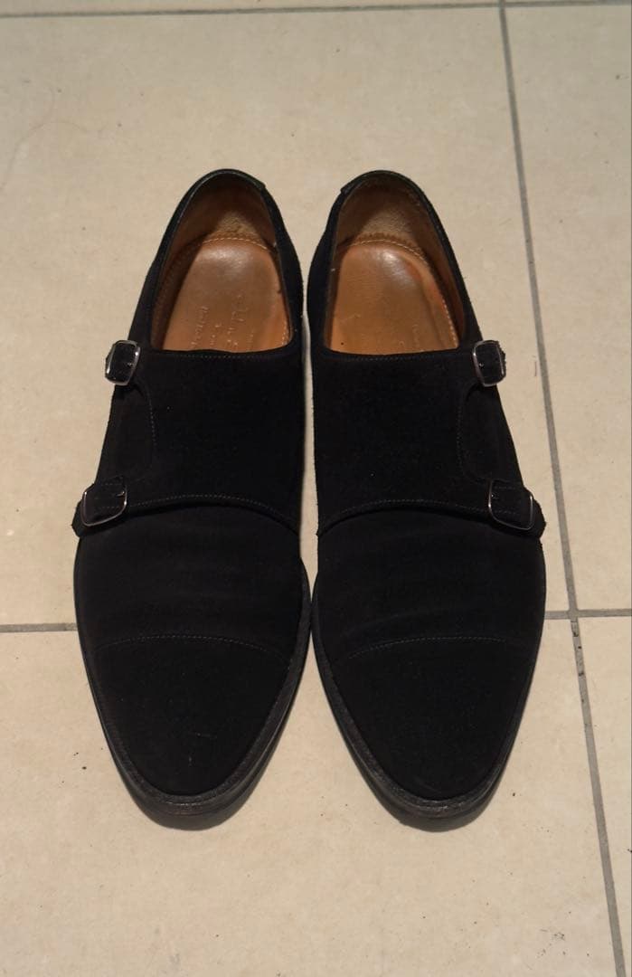 B*n様 【最終値下】ジャランスリワヤ 黒 スエード ダブルモンクストラップ 7 JalanSriwijaya 通販｜98374 ダブルモンクストラップ ダイナイト：CALF