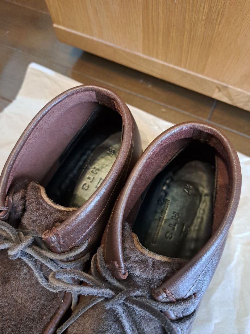 専用出品】HTS ハイカットワラビー ブーツ モカシン シープスキン