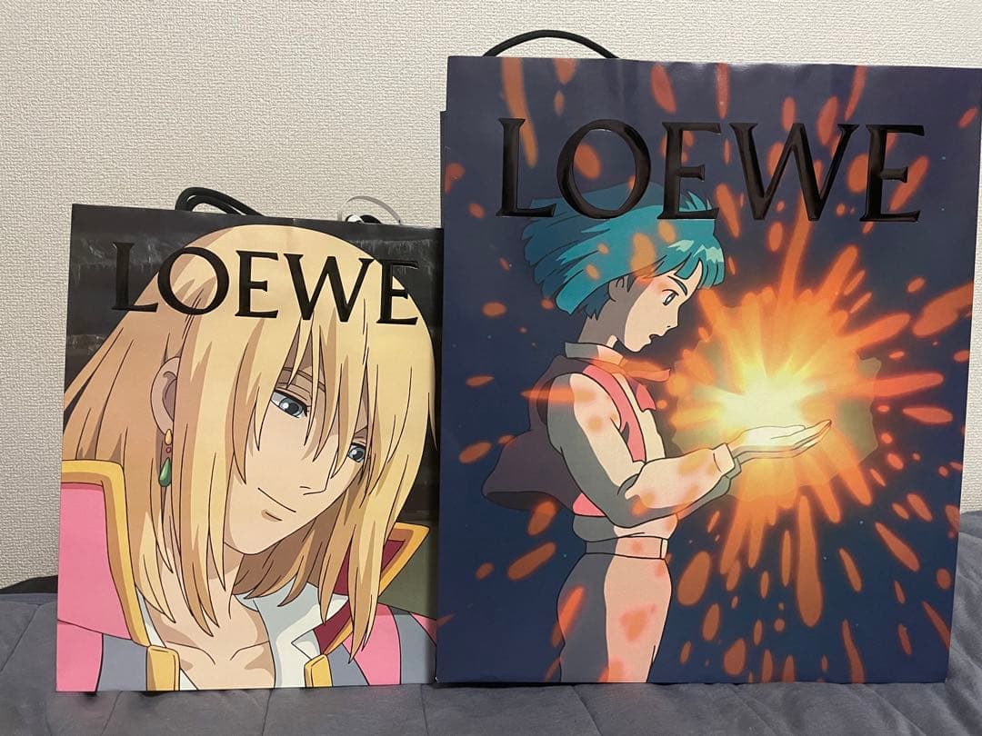 ロエベLOEWE ジブリコラボコレクション ハウルの動く城 ショッパー