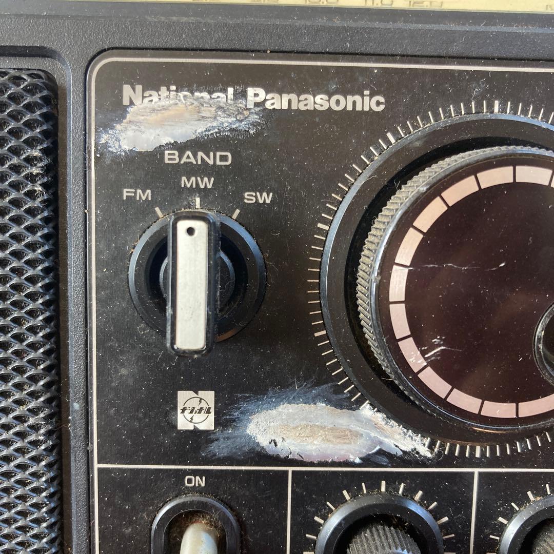 レトロ National Panasonic RF-1105 3バンド ラジオ - メルカリ