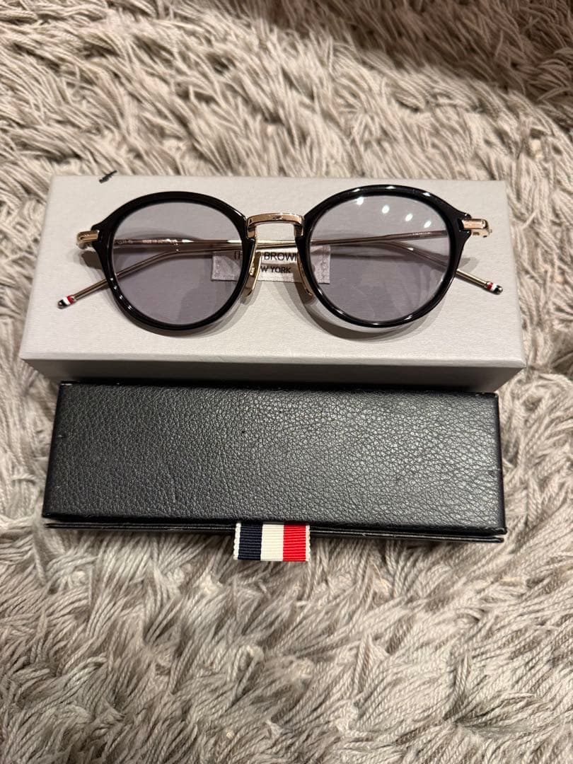 THOM BROWNE TB-011A-46 メガネ　サングラス THOM BROWNE サングラス メガネ TB-011A-46 メンズ トムブラウン