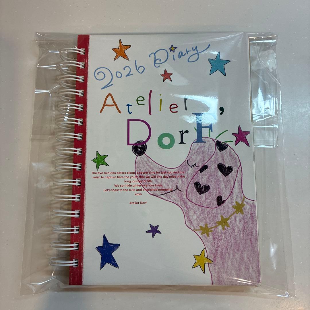 AtelierDorF 2026スケジュール帳 アトリエドルフ 手帳 - メルカリ