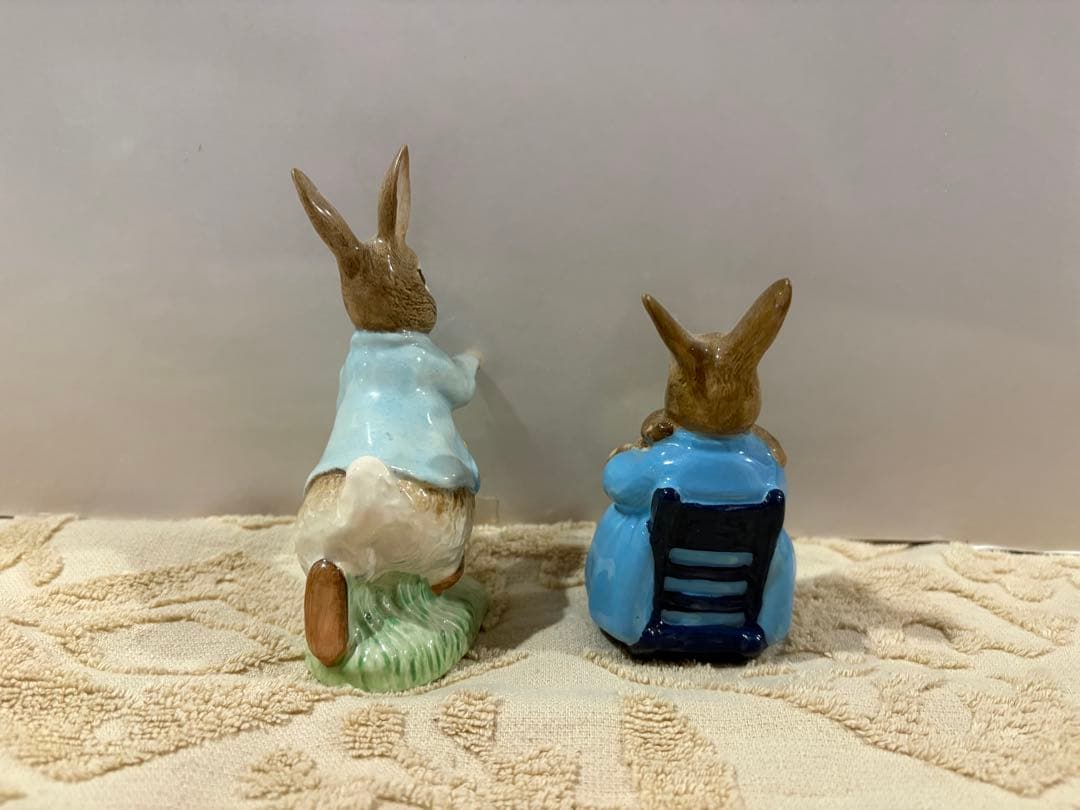 ロイヤルアルバート ピーターラビット 置物 ジマイマ トム ミセスラビット
