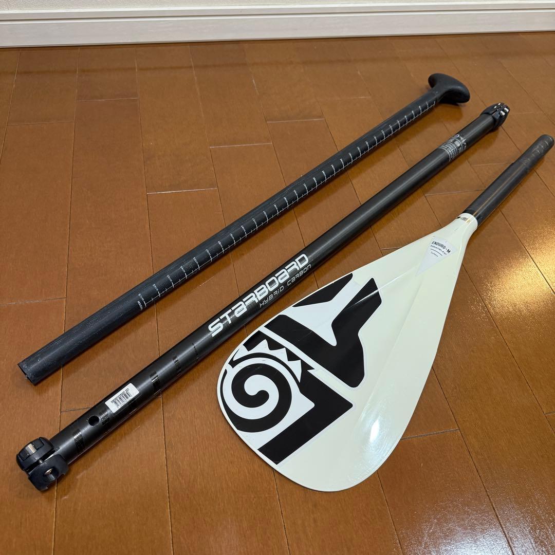 スターボード 2ピースパドル ハイブリッドカーボン 中古 スターボード
