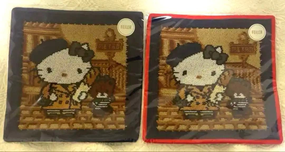 新品未開封品2枚セット　HELLO KITTY x FEILER x IENA HELLO KITTY x FEILER別注ハンカチ 通常販売スタート！｜IENA ENFANT