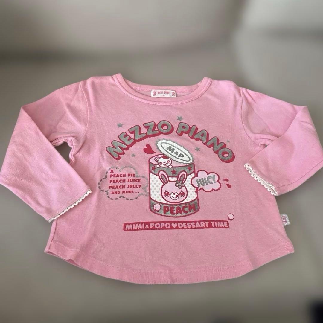 メゾピアノ mezzo piano みみぽぽちゃん ロンT - メルカリ