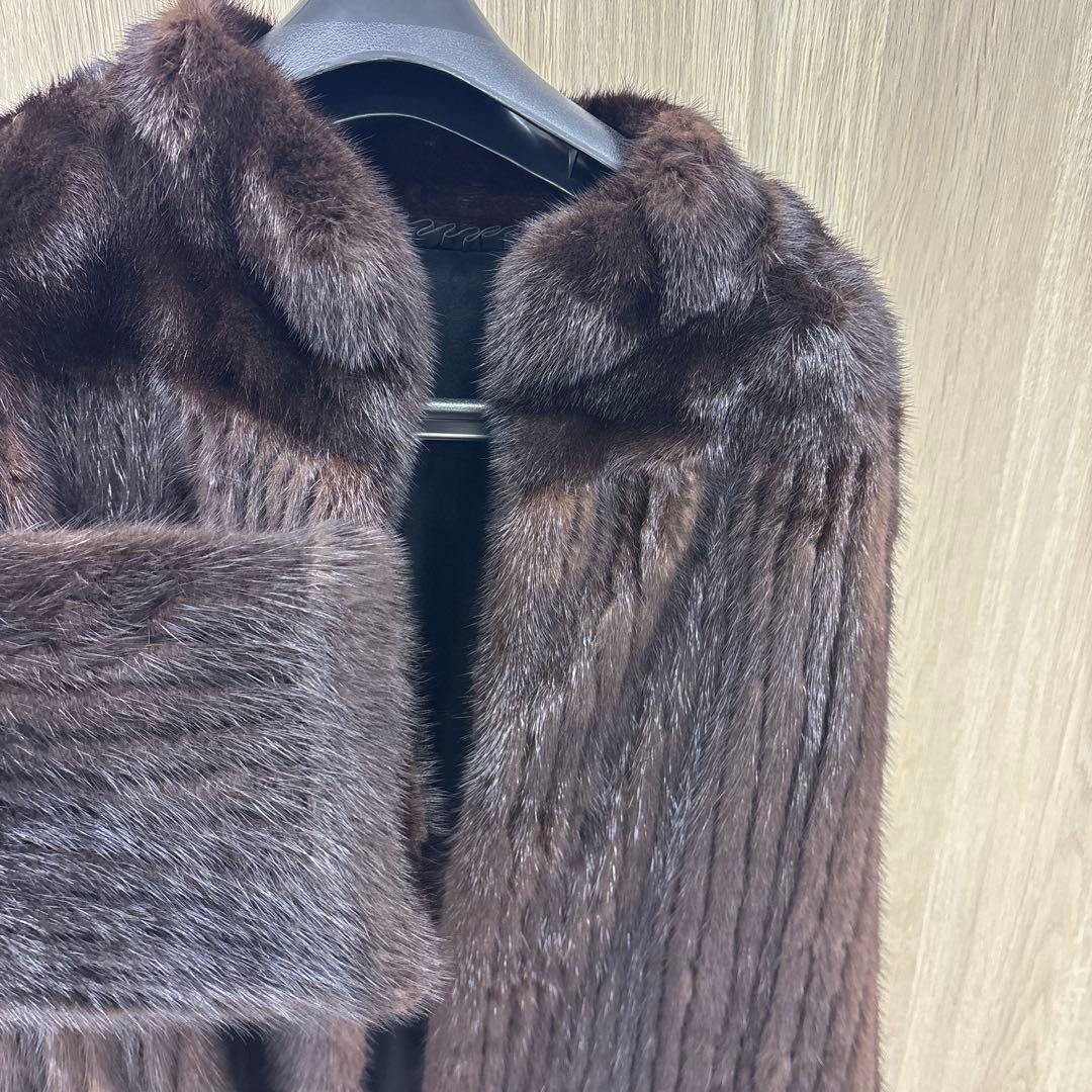 ✨美品✨高級 DASCO ミンクファー コート 11号 濃茶 - メルカリ