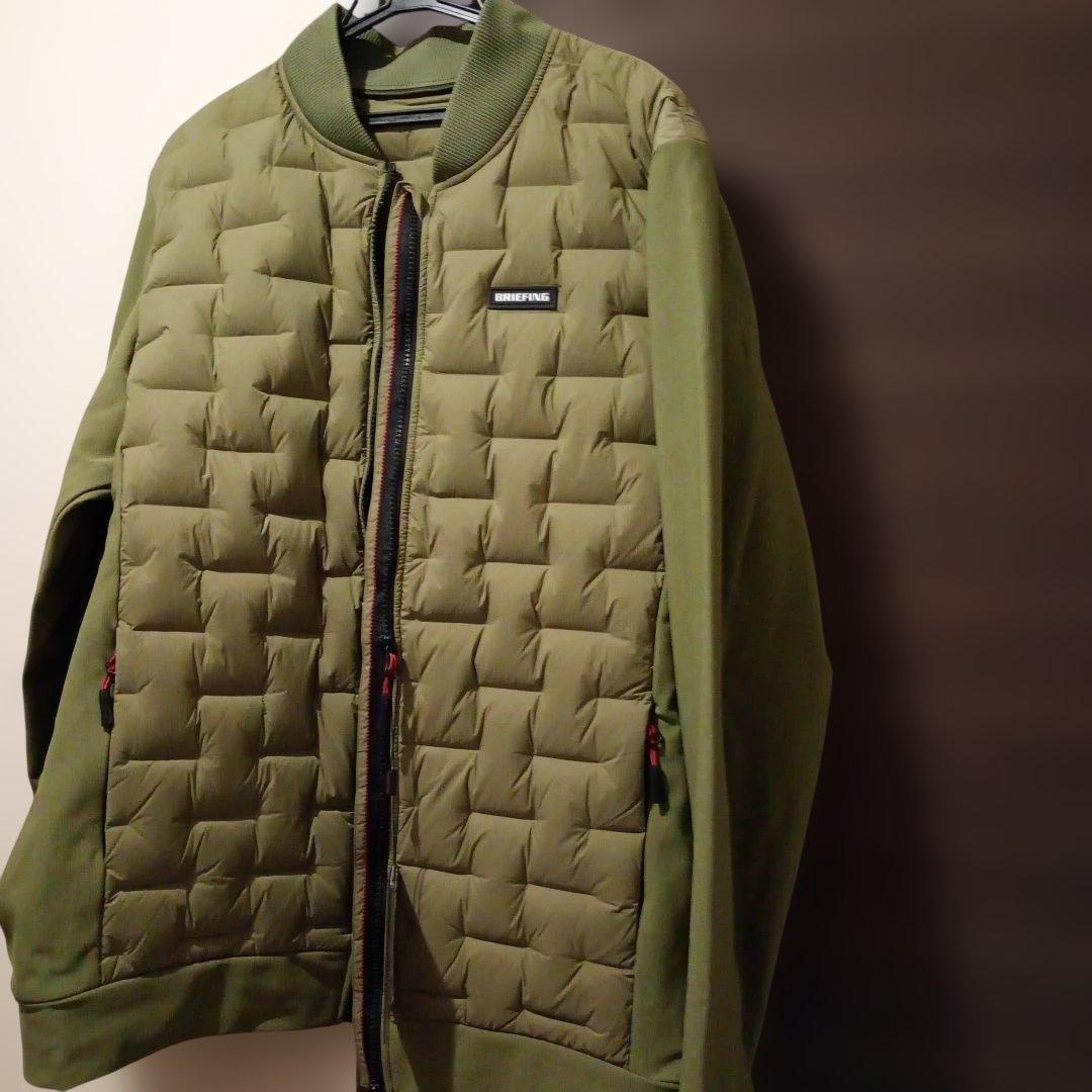 ブリーフィングゴルフハイブリッドダウンBRIEFING XL アーミーグリーン