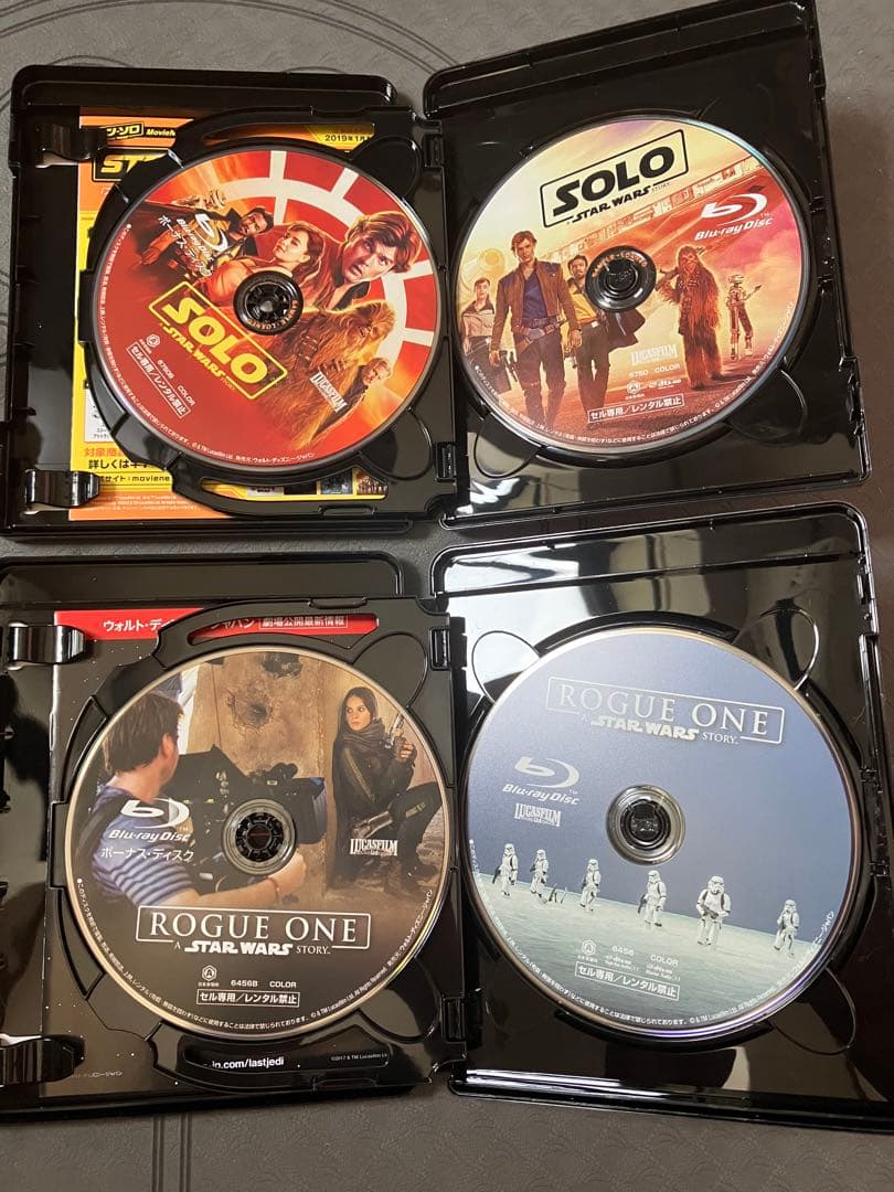 美品】スターウォーズ EP7.8.9スピンオフ2作品 Blu-ray ケース - メルカリ