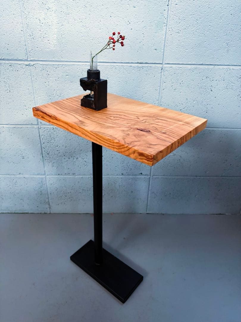 桜材サイドテーブル コーヒーテーブル ナイトテーブル 観葉植物置き台