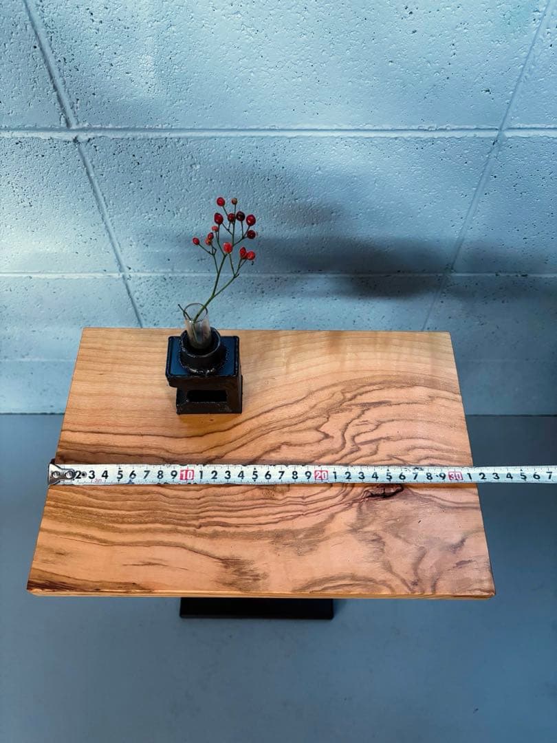 桜材サイドテーブル コーヒーテーブル ナイトテーブル 観葉植物置き台