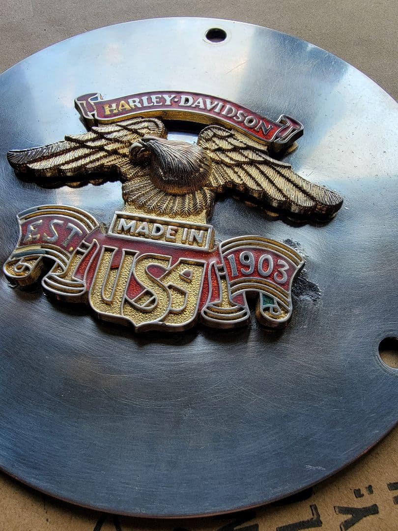 Vintage 77年 FXS 純正 オプション ダービーカバー メダリオン - メルカリ