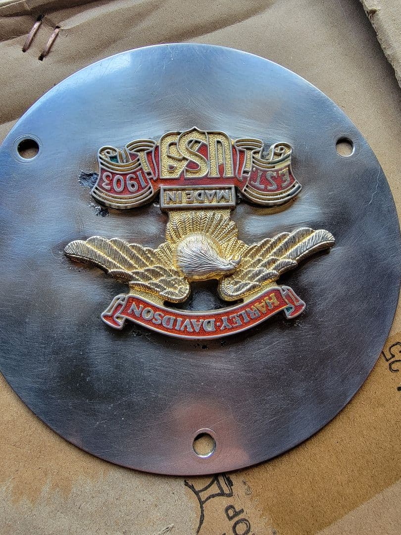 Vintage 77年 FXS 純正 オプション ダービーカバー メダリオン - メルカリ