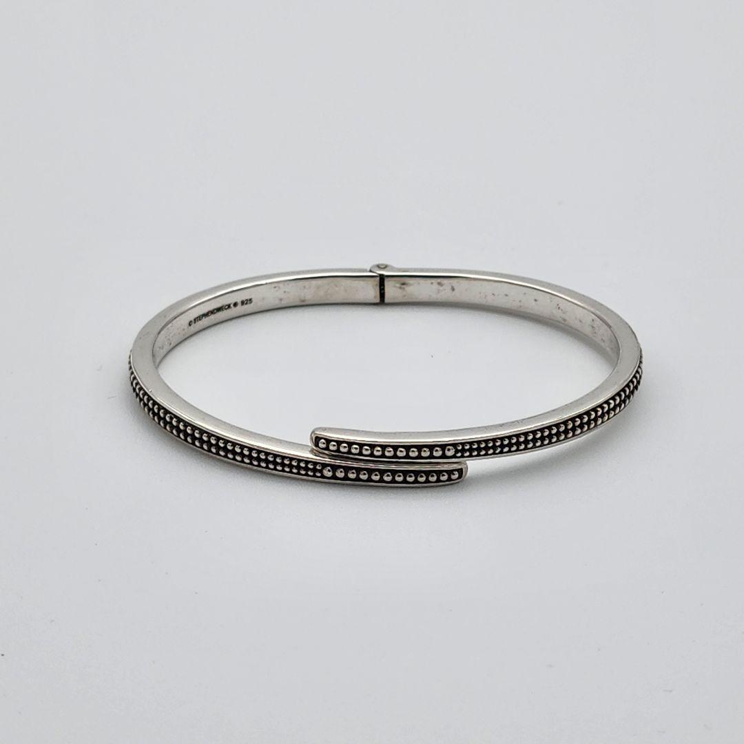 ☆STEPHEN DWECK☆ バングル 燻し加工 シルバー925 ポーチ付き