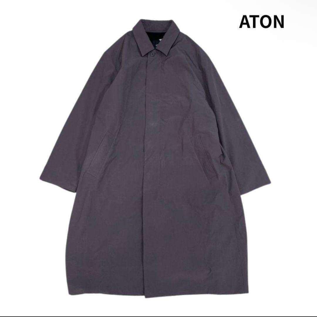 ATON エイトン ASAKO NYLON バルマカーンコート 06 メンズ - メルカリ
