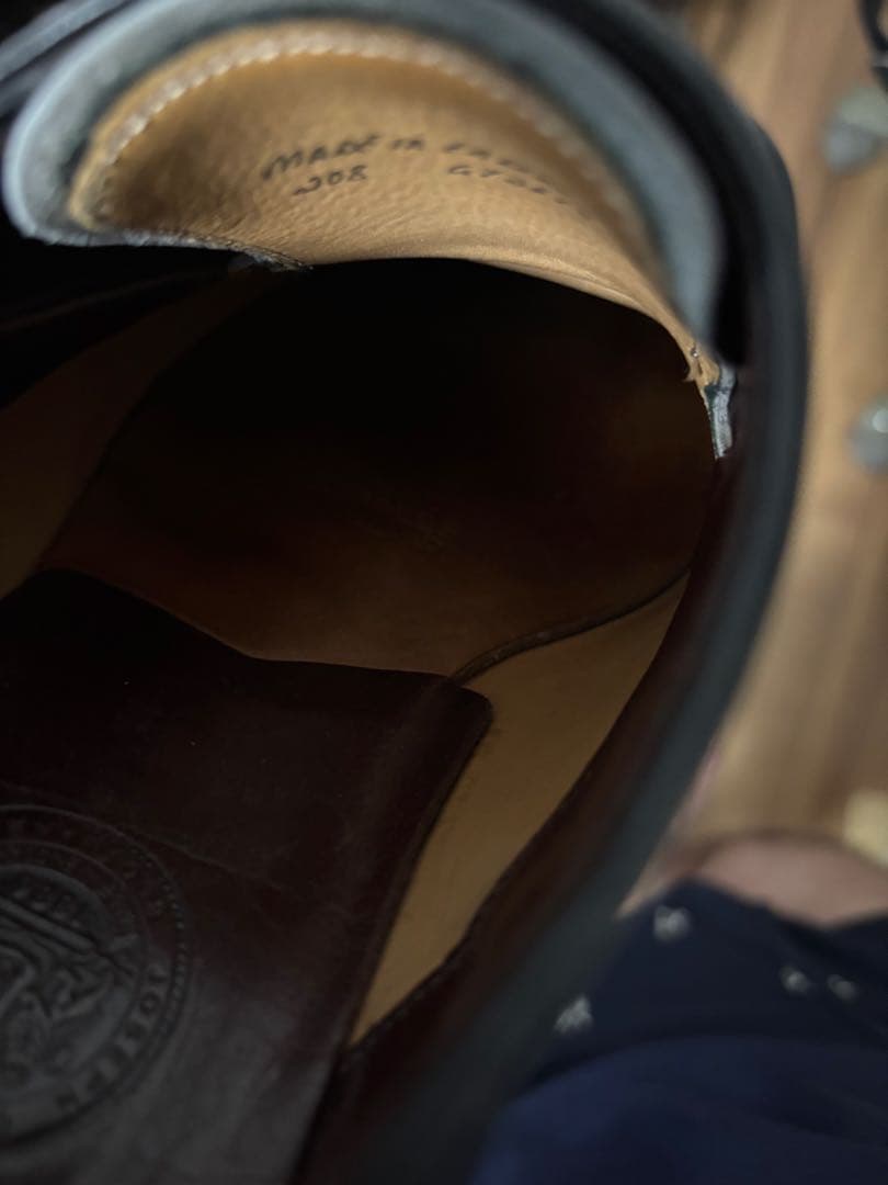 希少】JOSEPH CHEANEY ダブルモンク ブラック HOLYROOD - メルカリ