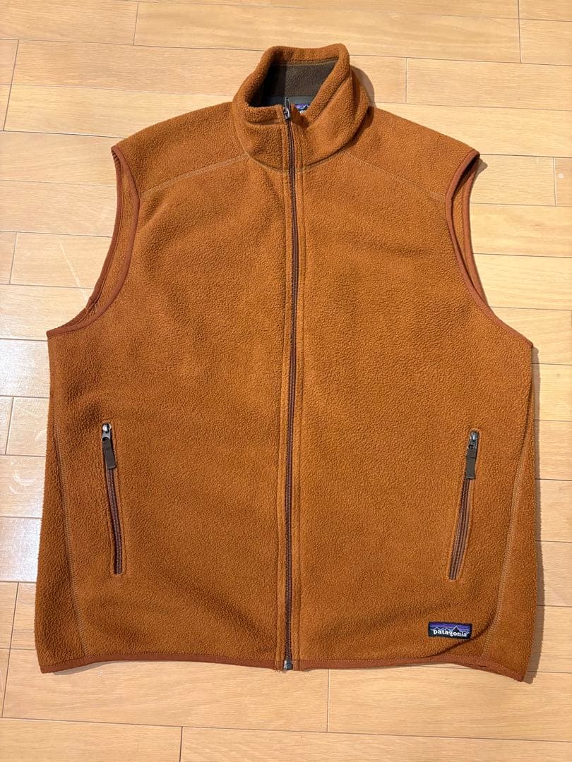 patagonia　パタゴニア シンチラベスト XL フリース オレンジ パタゴニア)Patagonia Mens Synchilla Fleece Vest メンズ