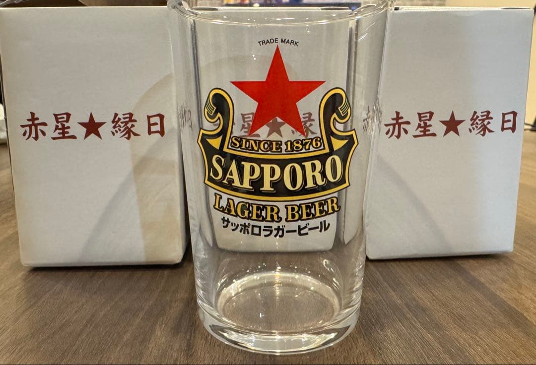 赤星☆縁日 サッポロラガービール グラス 非売品 - メルカリ