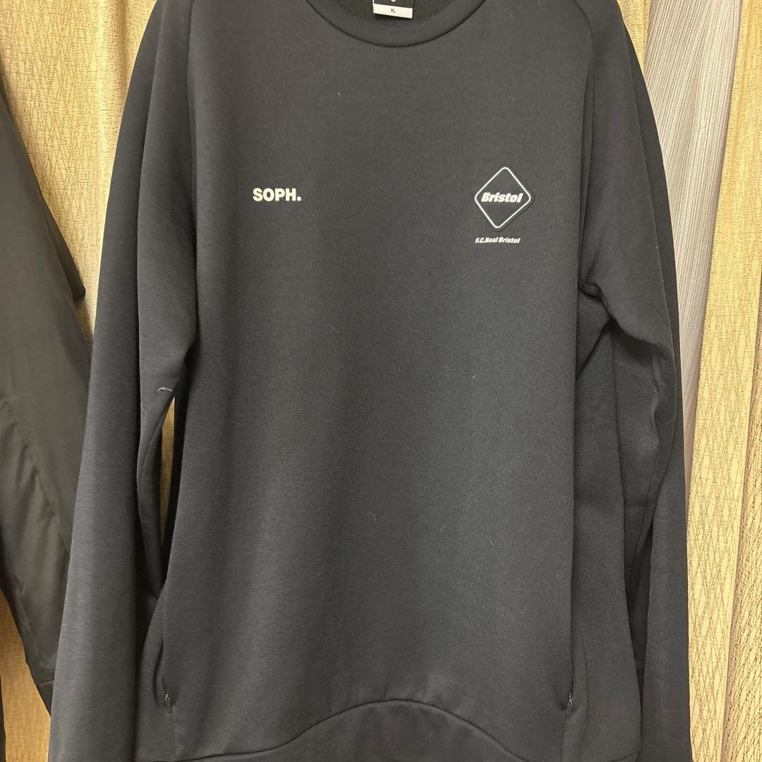 F.C.Real Bristol ストレッチフリースクルーネックトップ XL