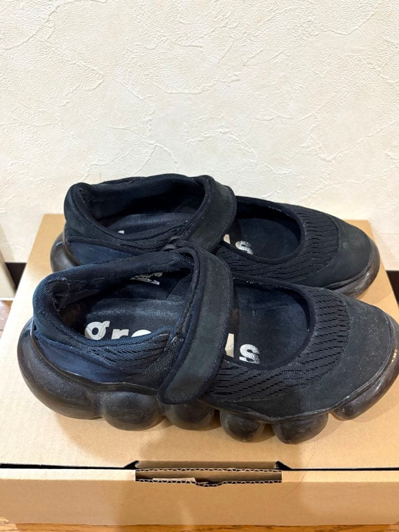 grounds スニーカー ブラック24cm - メルカリ