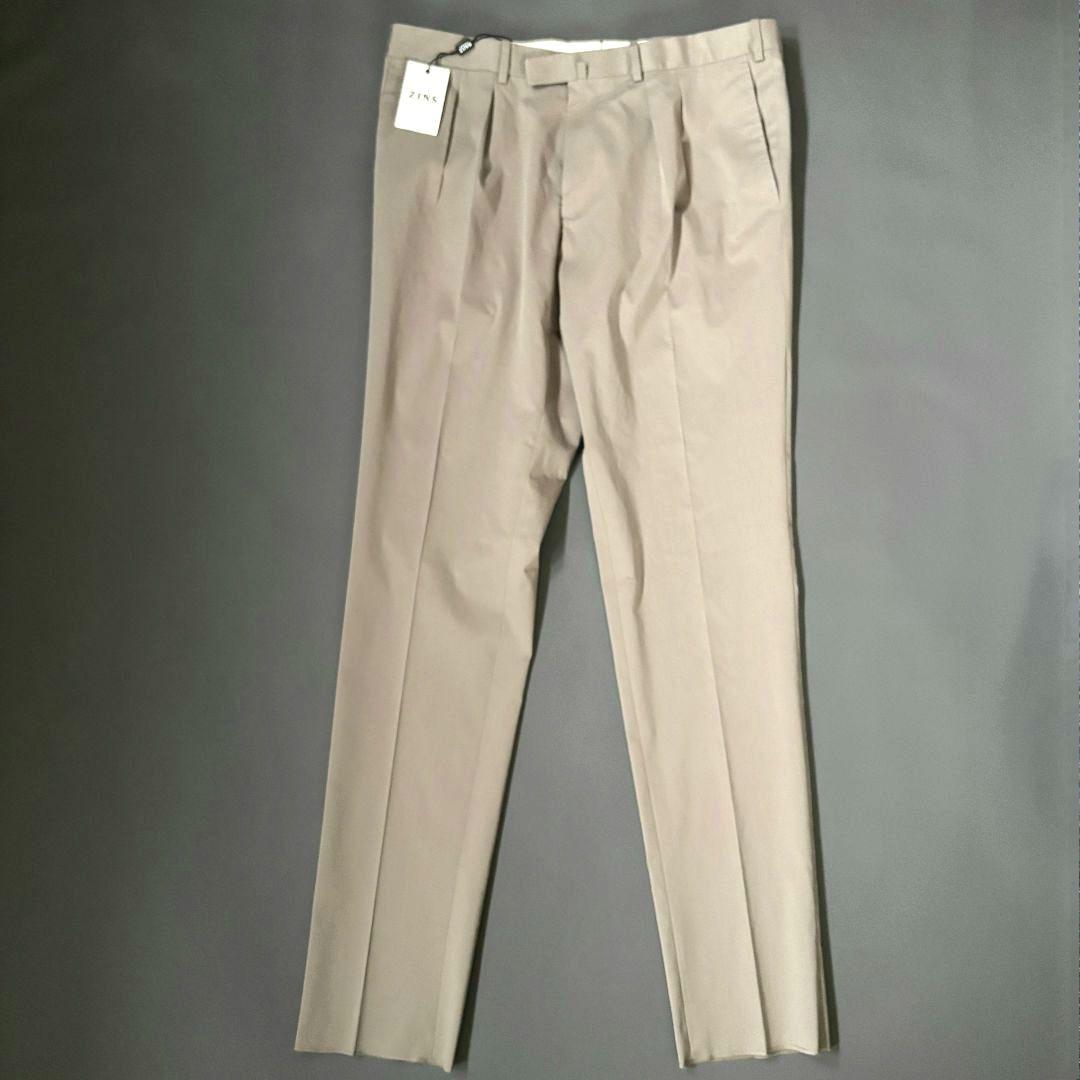 超美品】ベルナールザンス パンツ BZV3 2PF 裾未調整 ベージュ メンズ