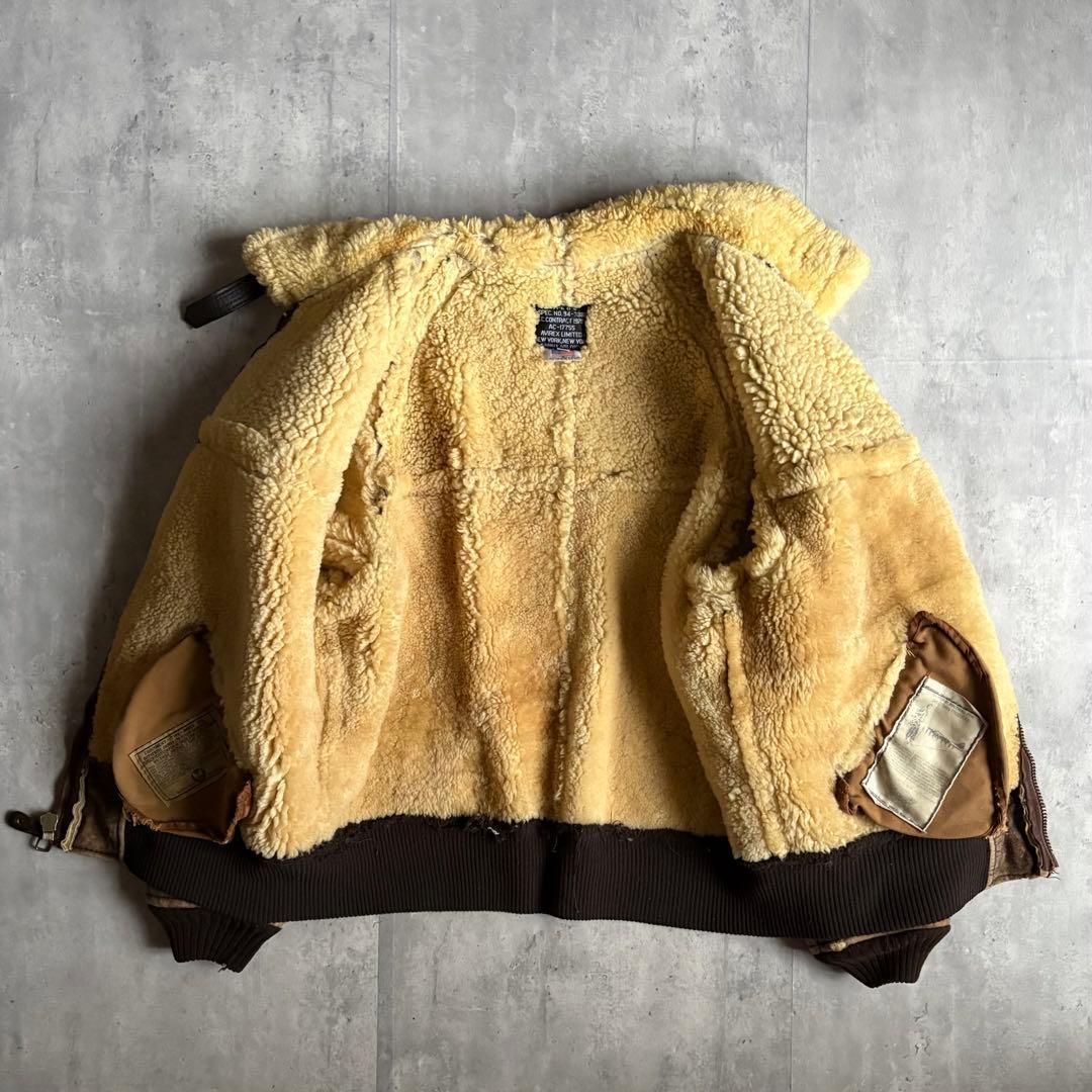 90s avirex】B-6 フライトジャケット usa製 本革 短丈 B-3 - メルカリ