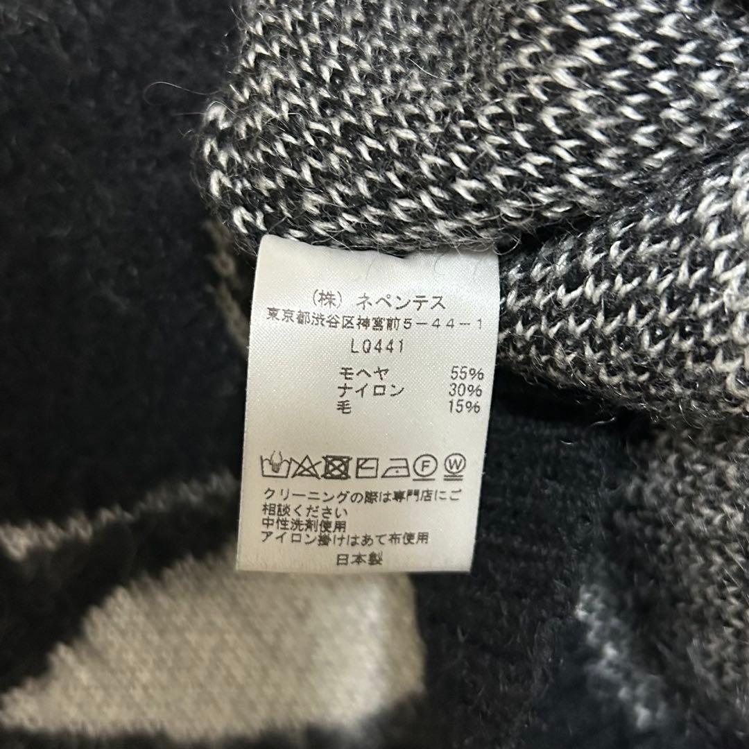 END. NEEDLES BLACK JACK モヘアカーディガン S 22aw