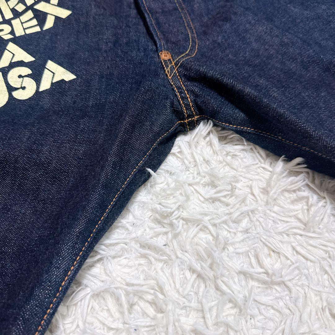 EVISU AVIREX デニムジーンズ w32 コラボ 2001 インディゴ - メルカリ