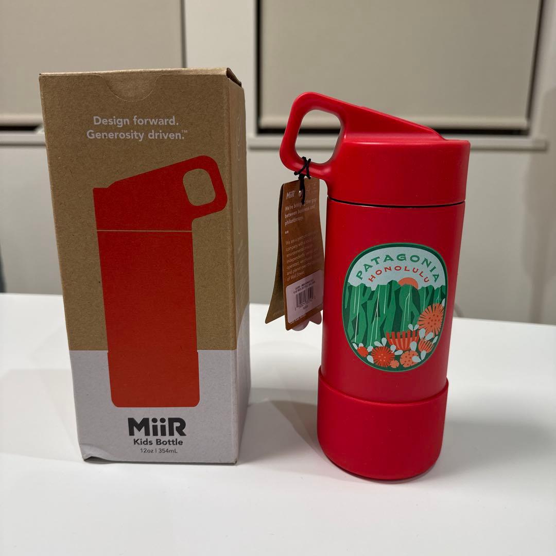 Miir Kids Bottle 赤色 Patagonia Honolulu ハワイ限定☆パタゴニアHonoluluキッズ用ステンボトルMiiR 473ml