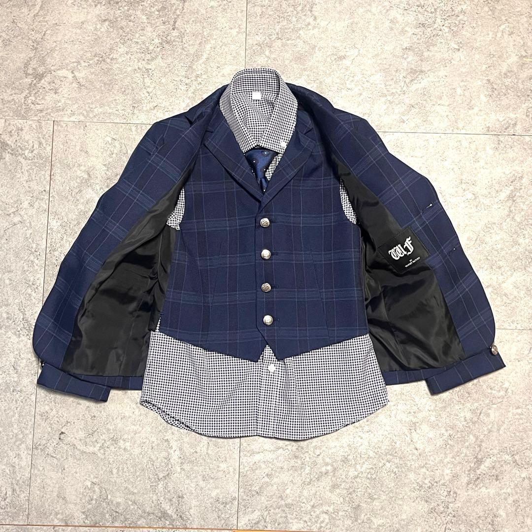 最終 ワンダーファクトリー フォーマルスーツ 6点セット120 ベスト3