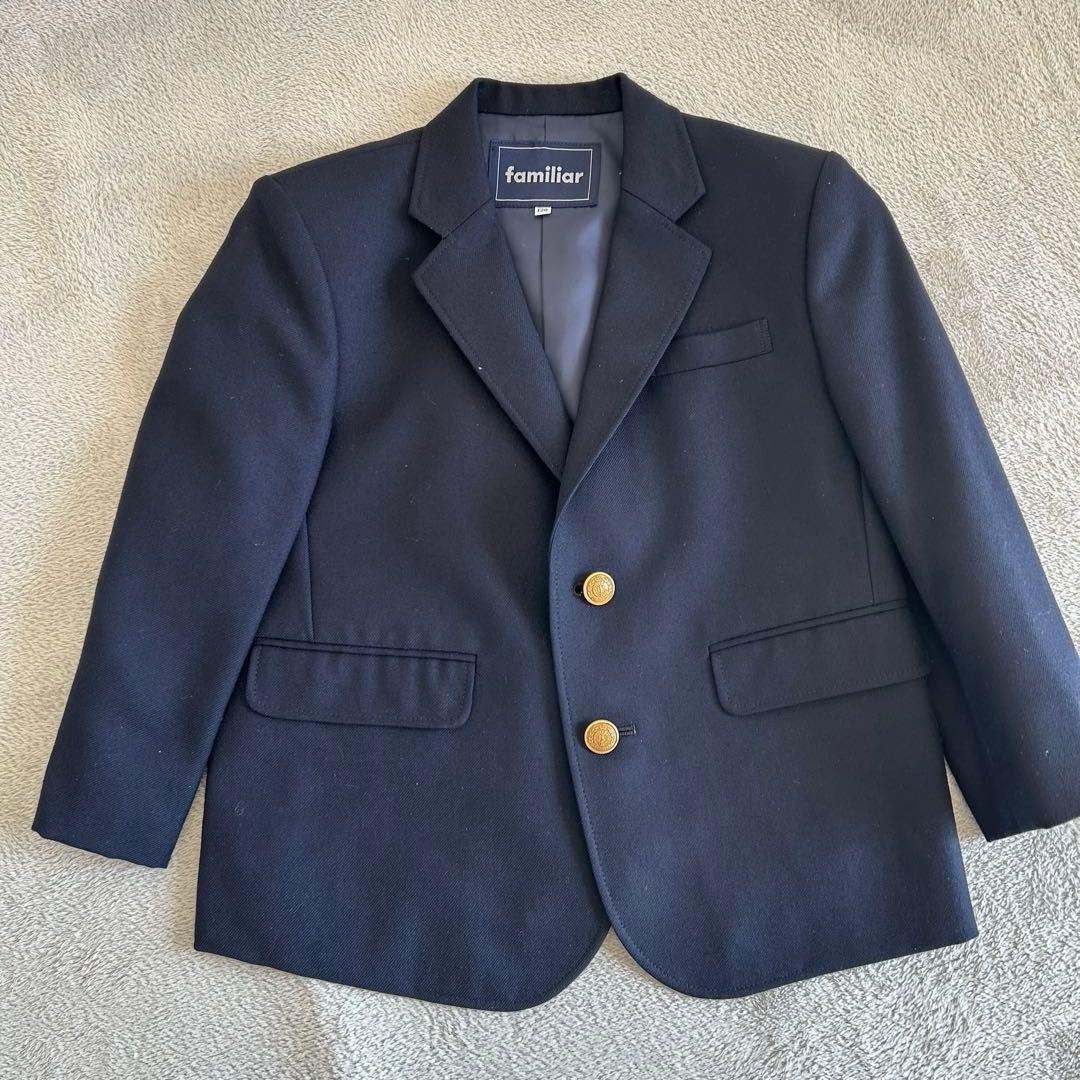 familiar ネイビー フォーマルスーツセット 卒業式 入学式 発表会 受験
