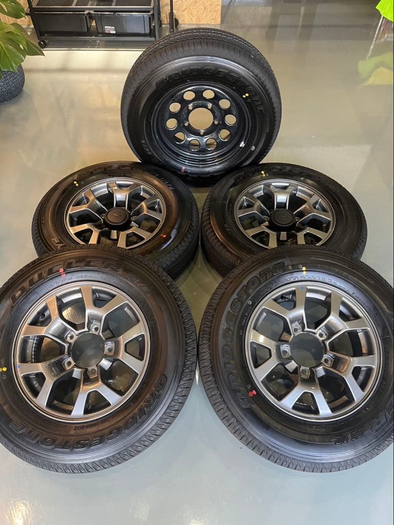 亀さん様専用ジムニーノマド 純正ホイールタイヤ スペアタイヤ 5本