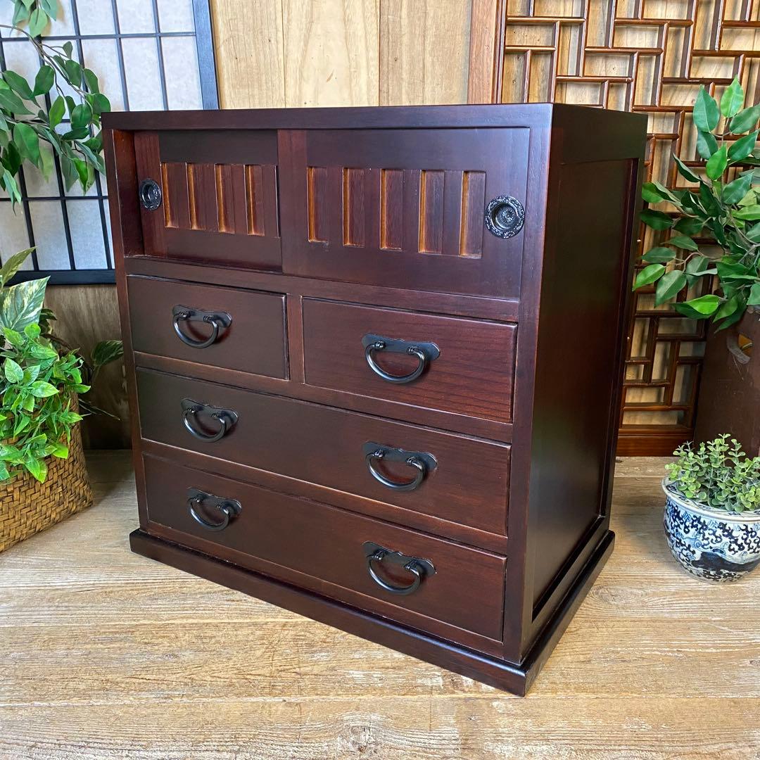 期間限定！セール中！民芸家具桐材多引き出しチェストタンスA56㎝×58㎝木製収納 楽天市場】桐 チェスト タンス ハイチェスト 木製 幅90 6段 完成品 大
