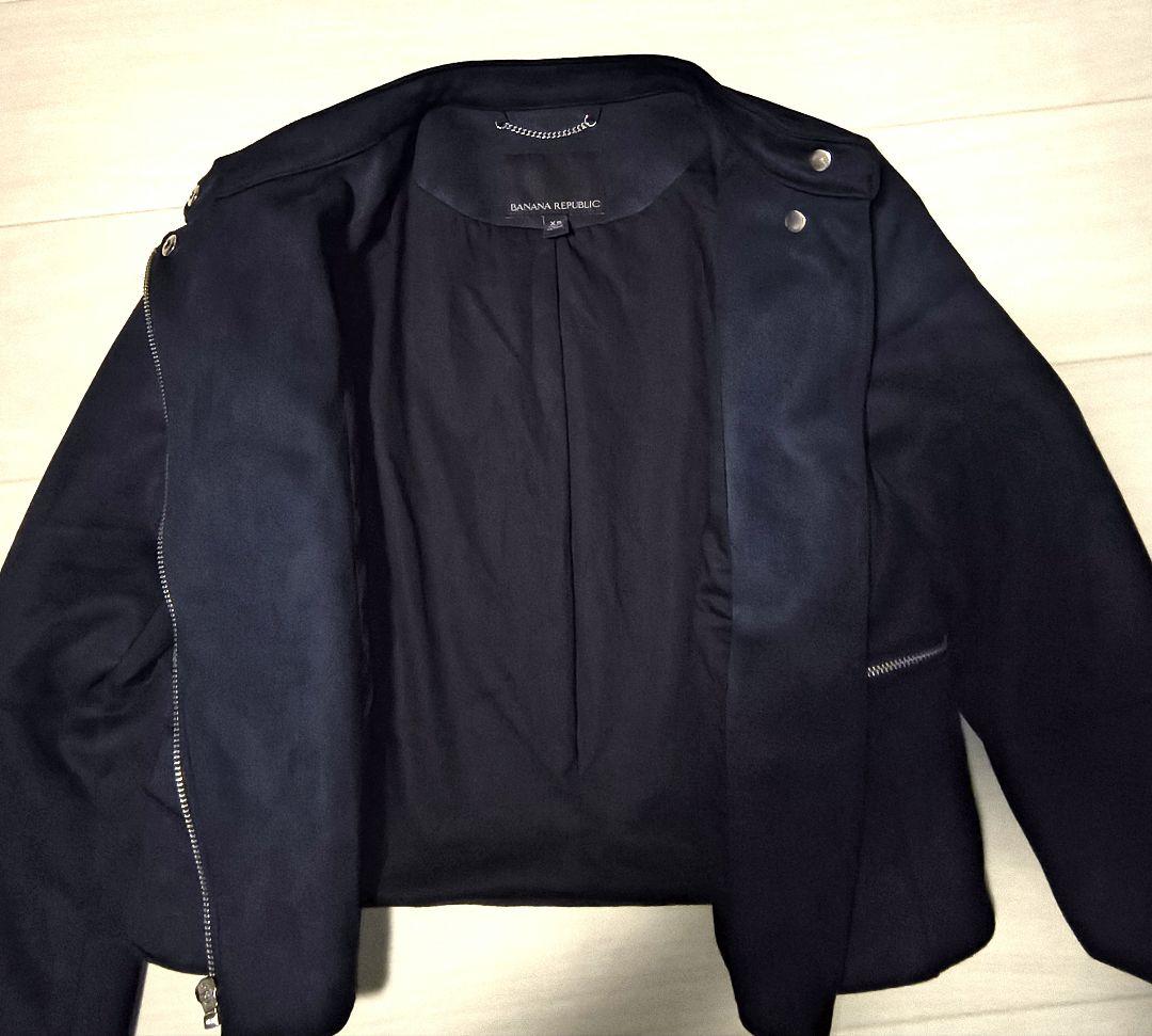 BANANA REPUBLIC シングルライダースジャケット スエード XS コレクション