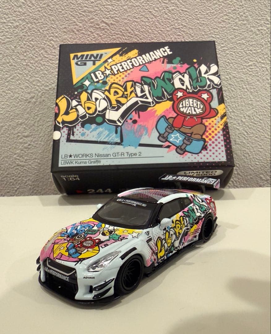 MINI GT 244 Liberty walk GTR Kuma 希少品 - メルカリ