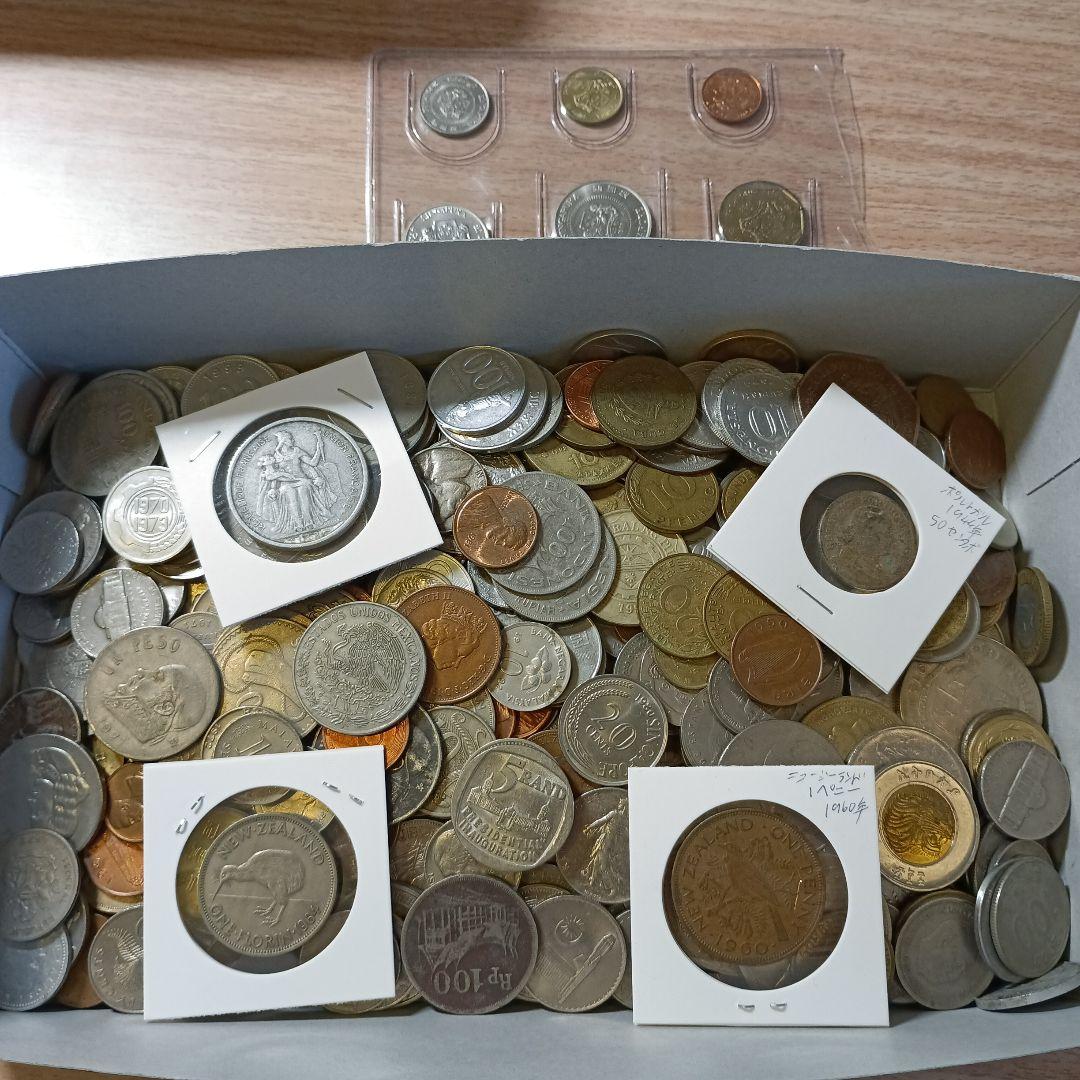 外国硬貨まとめ約2キロ銀貨銅貨 外国硬貨まとめ銀貨銅貨約2キロ