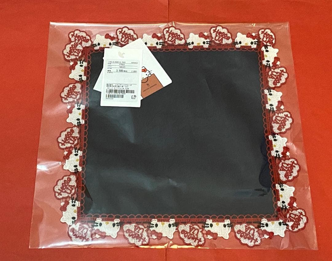 ハローキティ×ユナイテッドアローズ×近沢レース キティタオルハンカチ