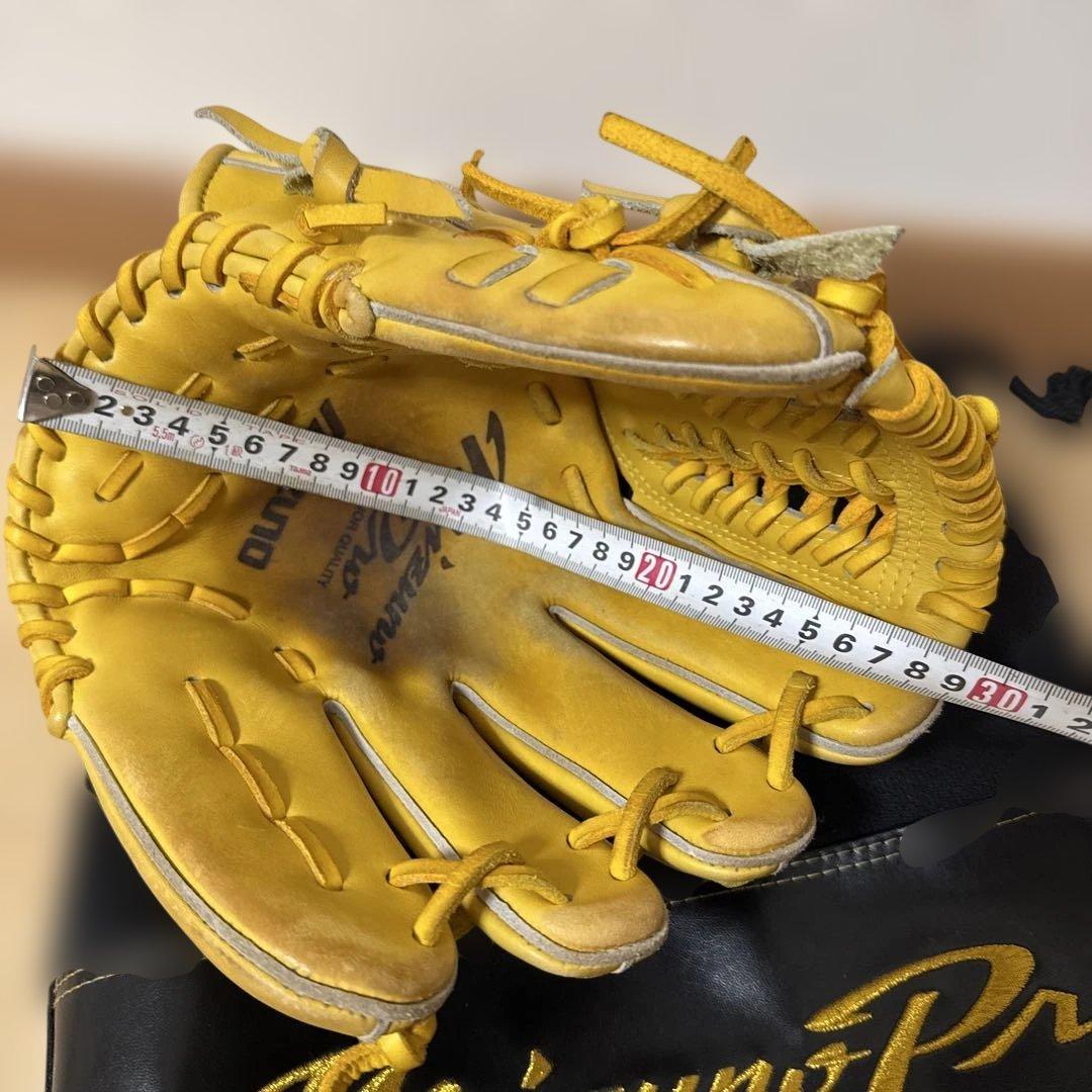 美品】右投用 ミズノプロ グローブ 復刻版 Mラベル 軟式用 - メルカリ