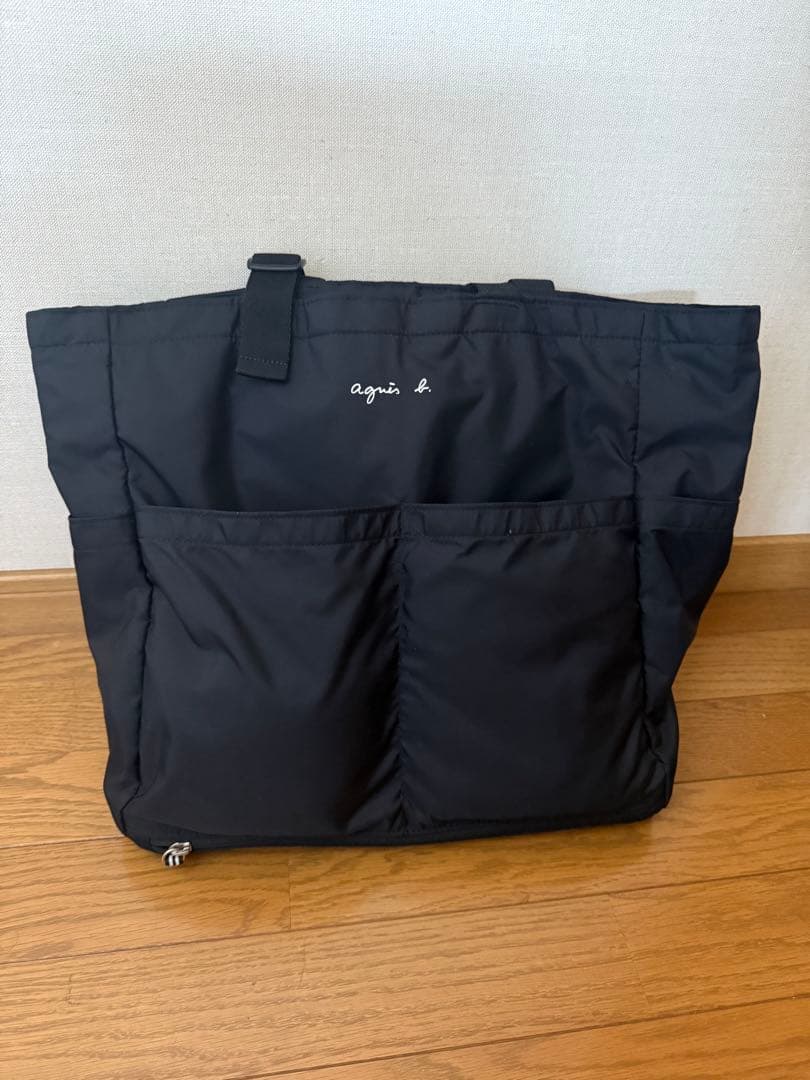 専用出品！アニエスベー ロゴ ペアレンツバッグ マザーズバッグ 2wayリュック agnes b.（アニエスベー） マザーズバッグ ロゴ ペアレンツバッグ