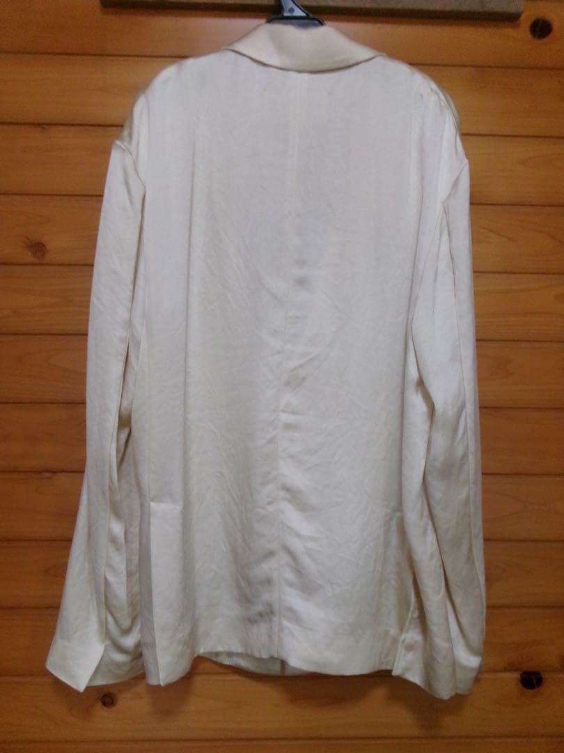 新品】TODAYFUL トゥデイフル サテン ジャケット アイボリー 38