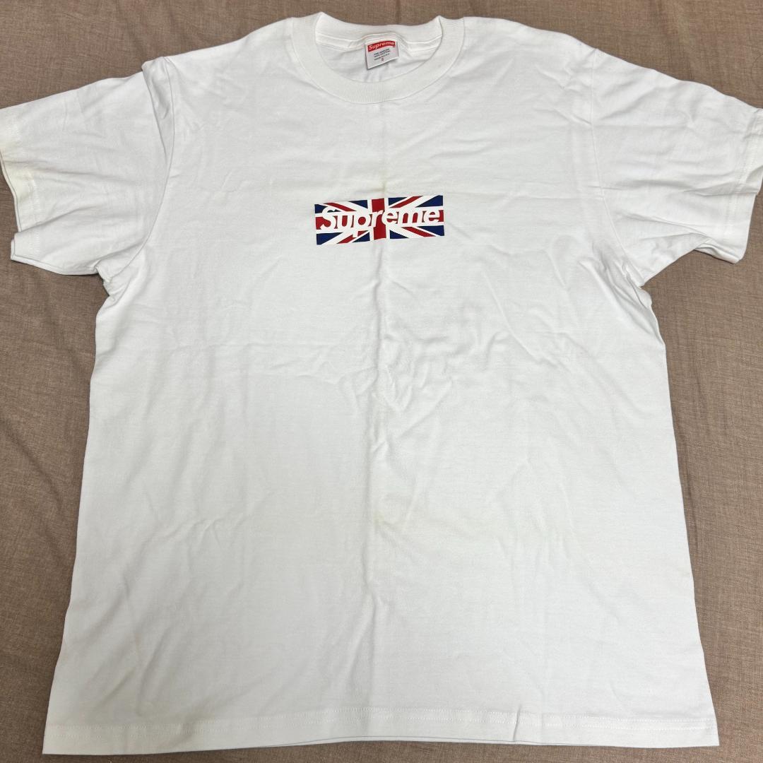 トップス Supreme London Union Jack Box Logo S Supreme Union Jack Box Logo T-Shirt Size Medium VERY RARE | eBay UK