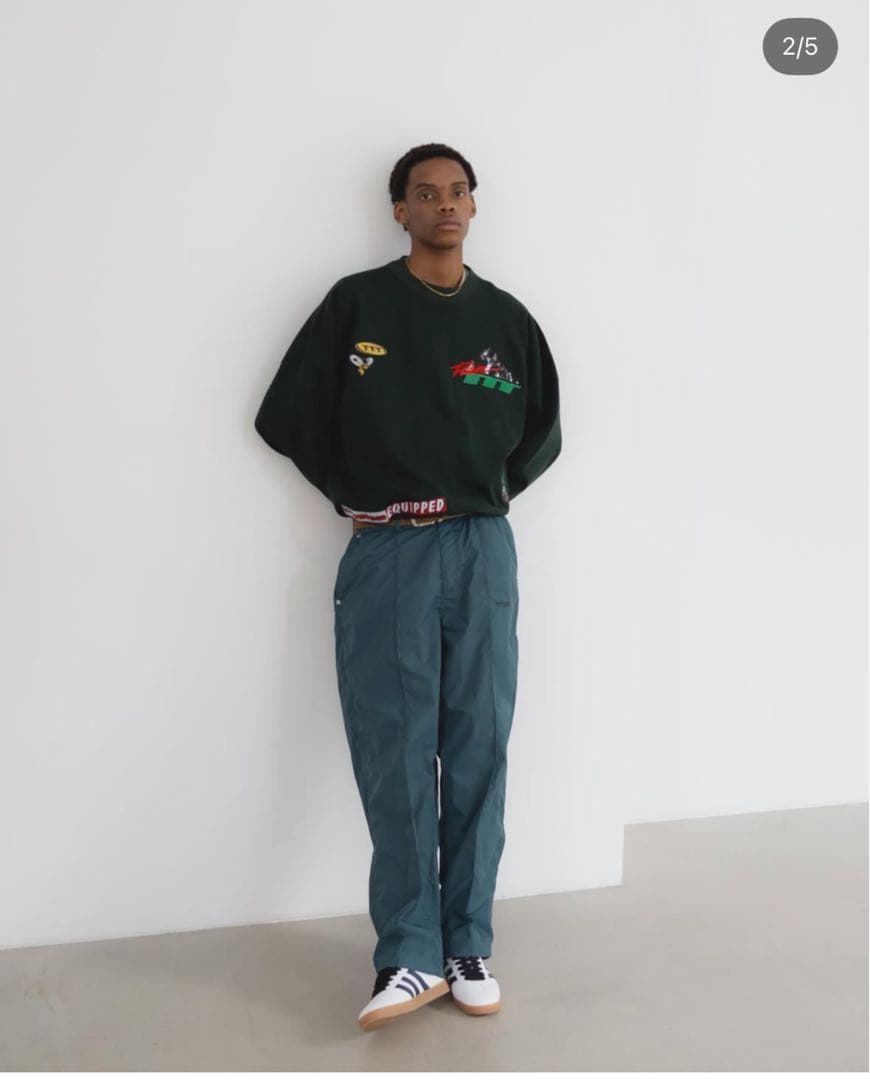 tttmsw 24ss スウェット　グレー 中古・古着通販】TTT MSW (ティー) MIDNIGHT PIZZA CLUB (ミッドナイト