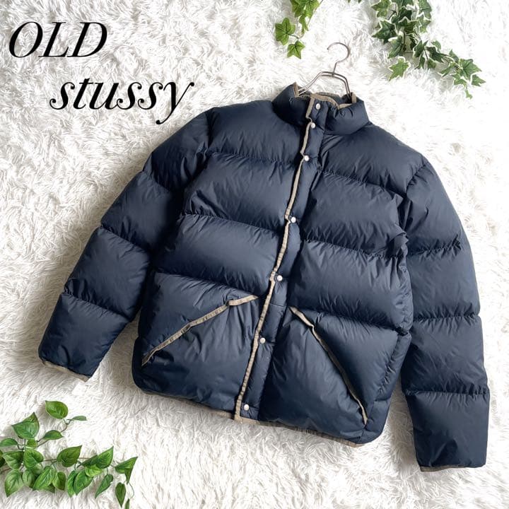 希少 オールドステューシー old stussy f.i.t ダウンジャケット 希少