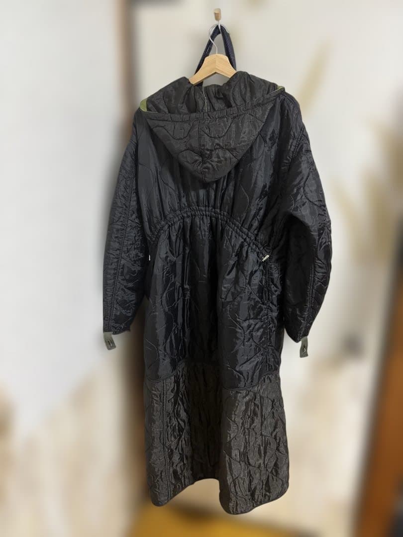 THETINYSHOPbyMORI】 リメイク軍物ライナー キルティングコート - メルカリ