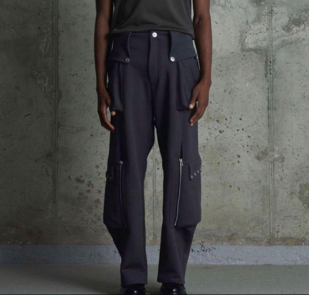 パンツ Omar Afridi Totem Cargo Trousers 24ss Totem Cargo Trousers in Dark Grey – SVRN