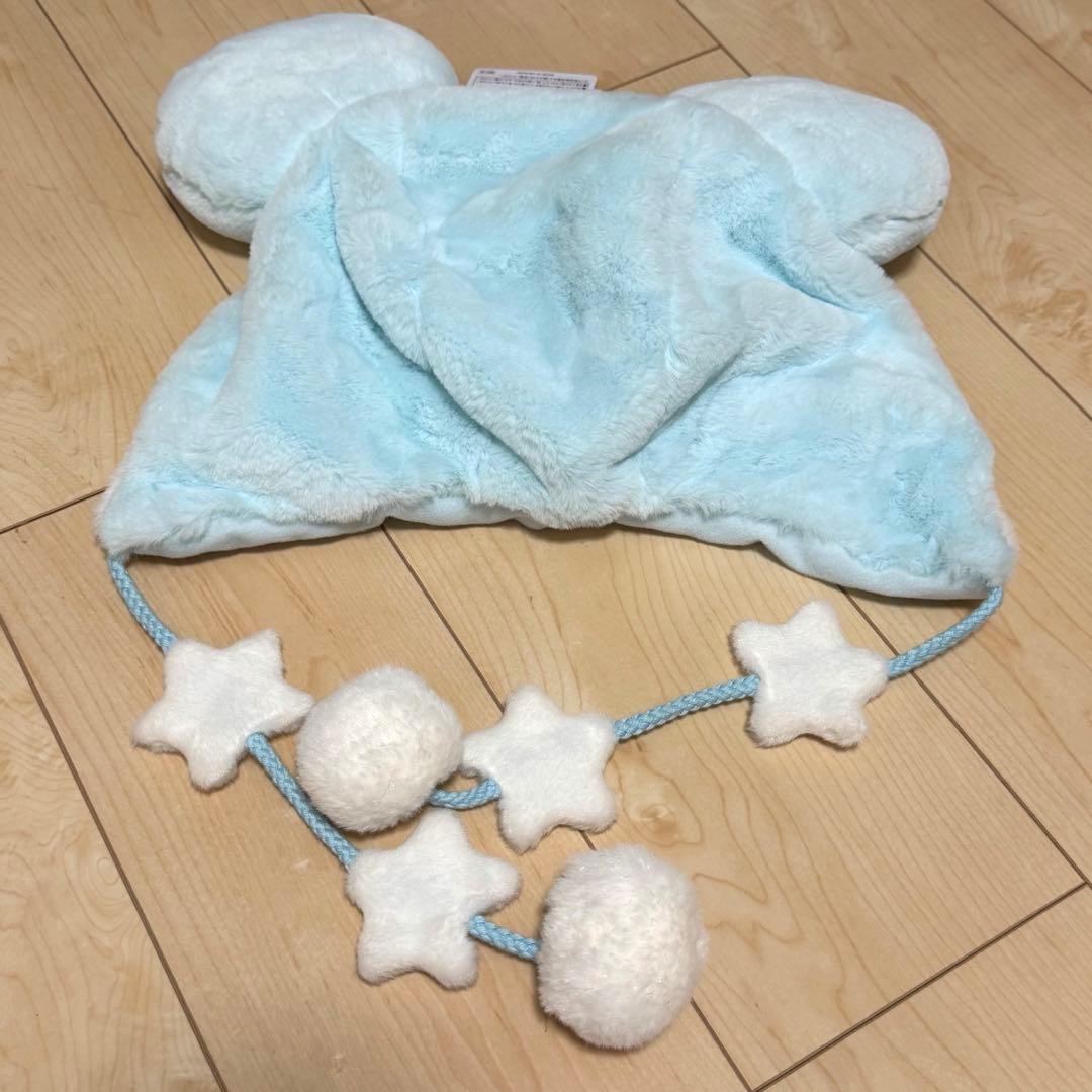 ディズニー ファンキャップ ミッキー ミニー 水色 星 キラキラ - メルカリ