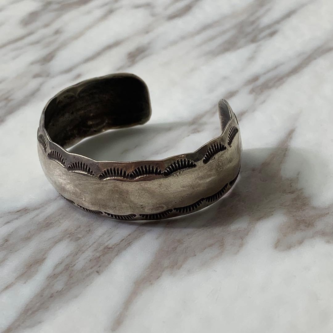 ナバホ族 W.TRACY バングル STERLING 刻印 vintageの通販はau PAY